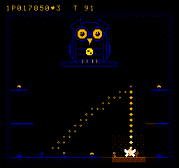The Great Owl awake with its moon orb